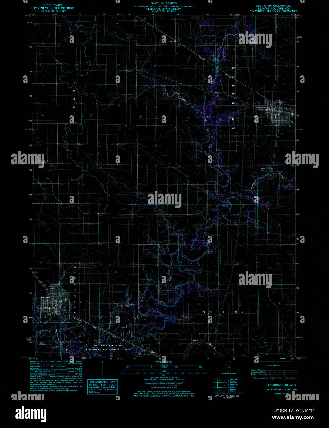 Map of lovington hires stock photography and images Alamy