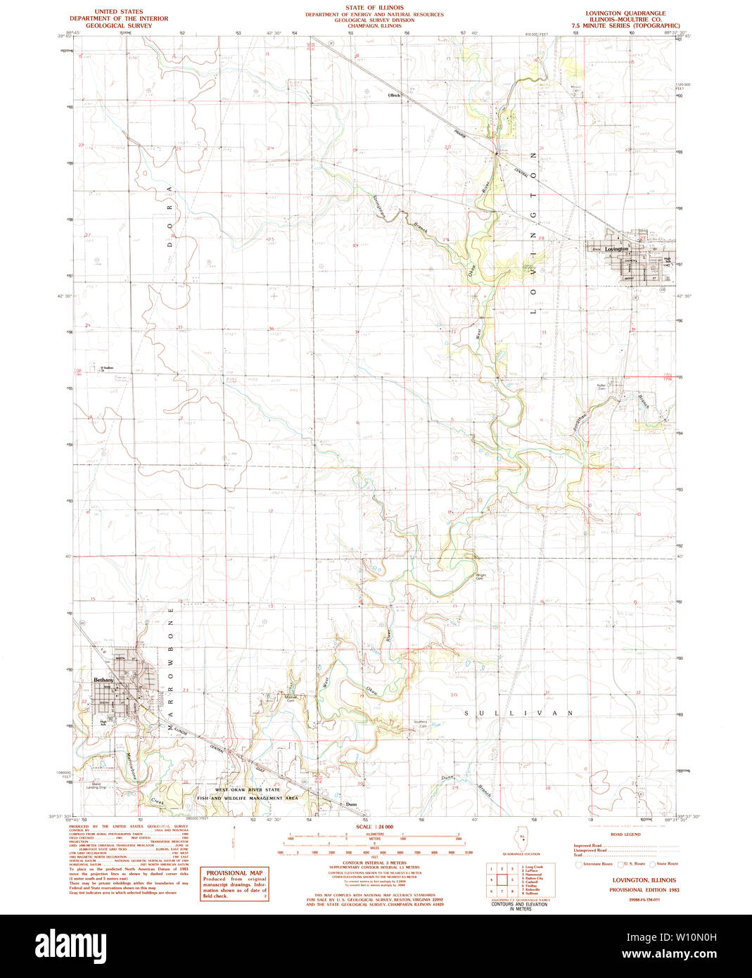 Map of lovington hires stock photography and images Alamy
