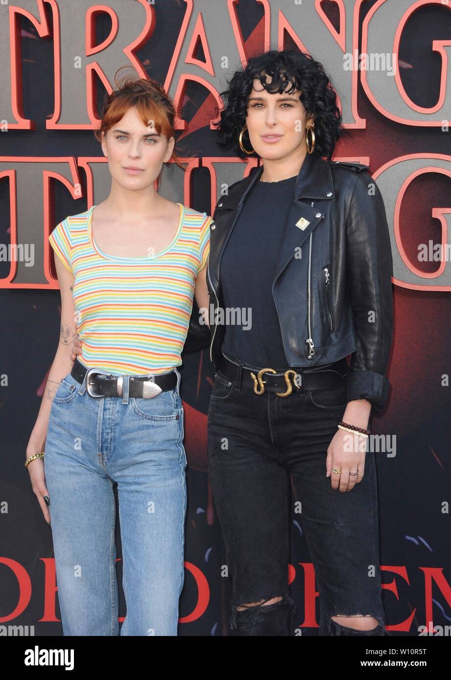 Santa Monica, CA. 28th June, 2019. Tallulah Willis, Rumer Willis at ...