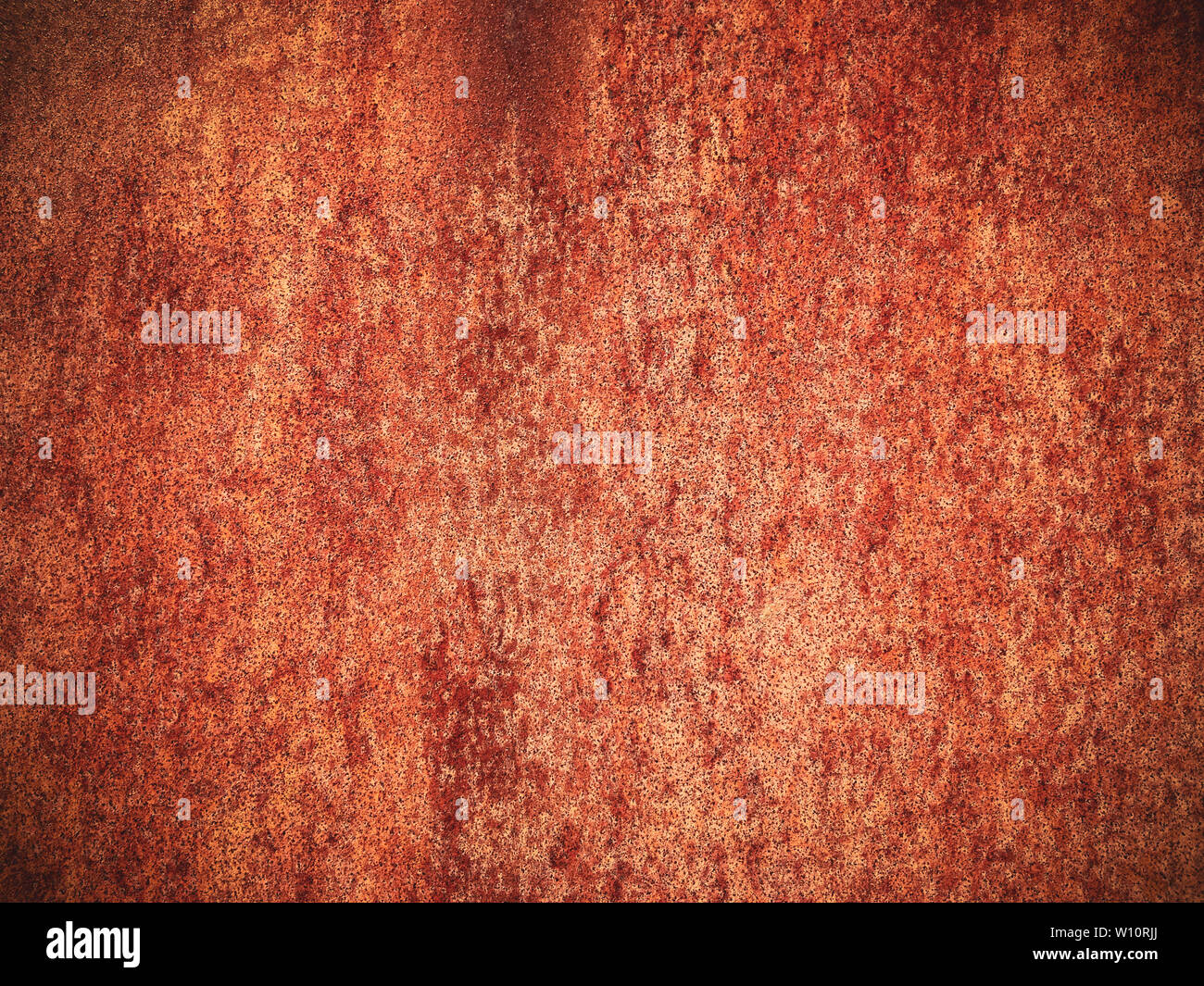 old rusting with peeling paint metal blank designer background Stock ...