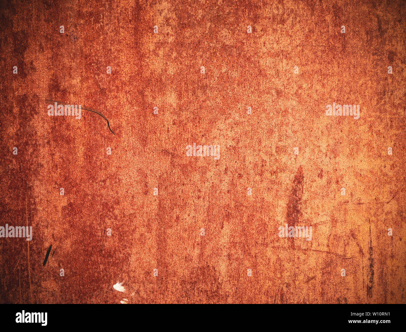 old rusting with peeling paint metal blank designer background Stock ...