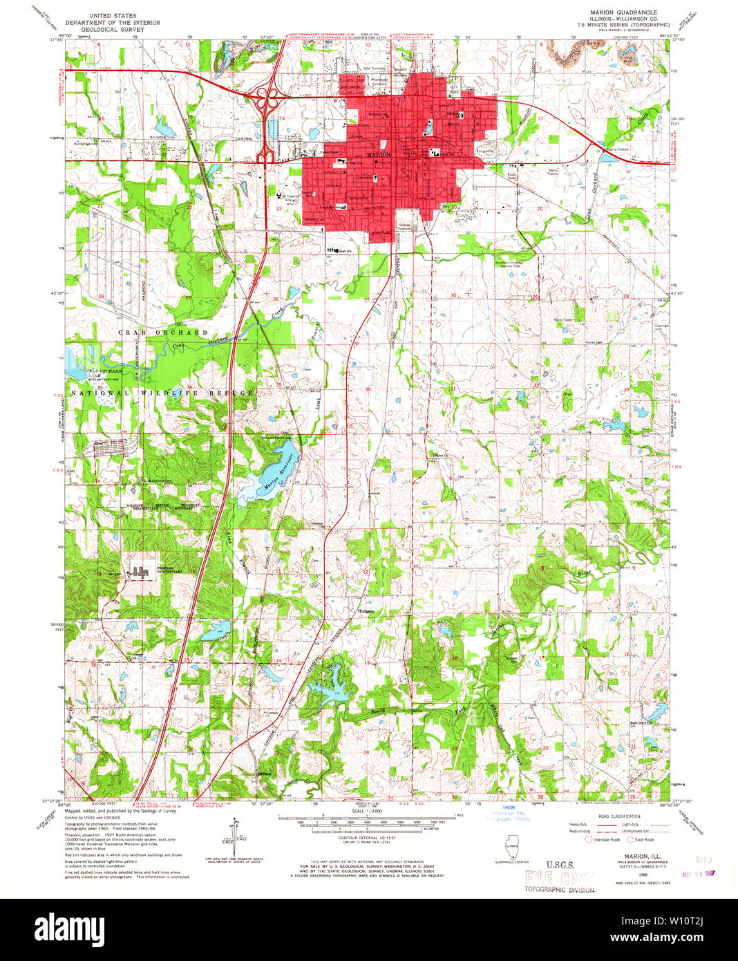 Marion illinois map hires stock photography and images Alamy
