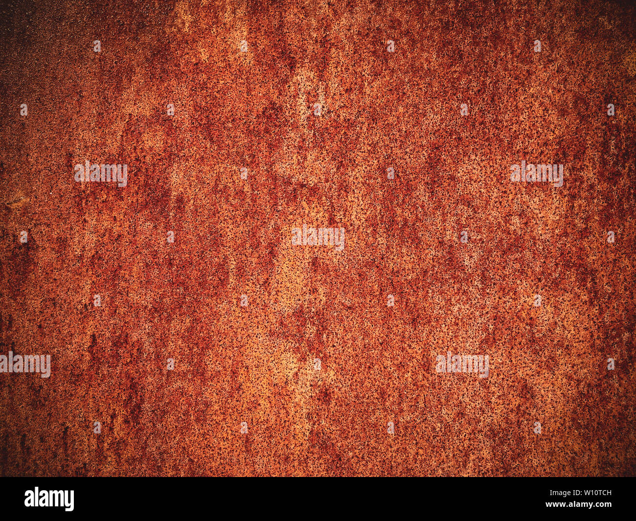old rusting with peeling paint metal blank designer background Stock ...