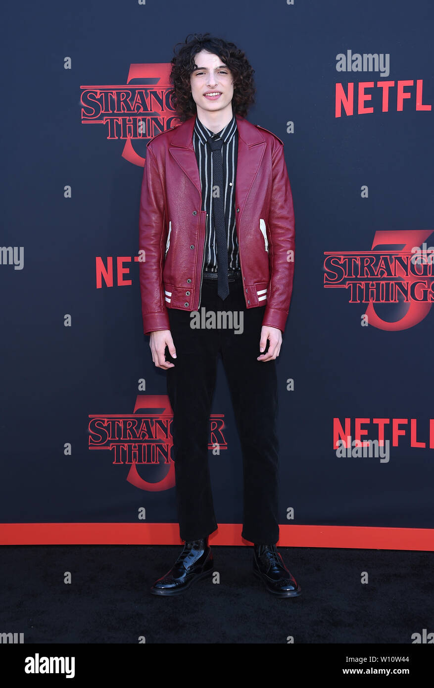 June 28, 2019 - Santa Monica, California, . - Finn Wolfhard arrives for Netflix's 'Stranger Things' Season 3 Premiere at Santa Monica High School. (Credit Image: © Lisa O'Connor/ZUMA Wire Stock Photo - Alamy June 28, 2019 - Santa Monica, California, . - Finn Wolfhard arrives for Netflix's 'Stranger Things' Season 3 Premiere at Santa Monica High School. (Credit Image: © Lisa O'Connor/ZUMA Wire Stock Photo - Alamy