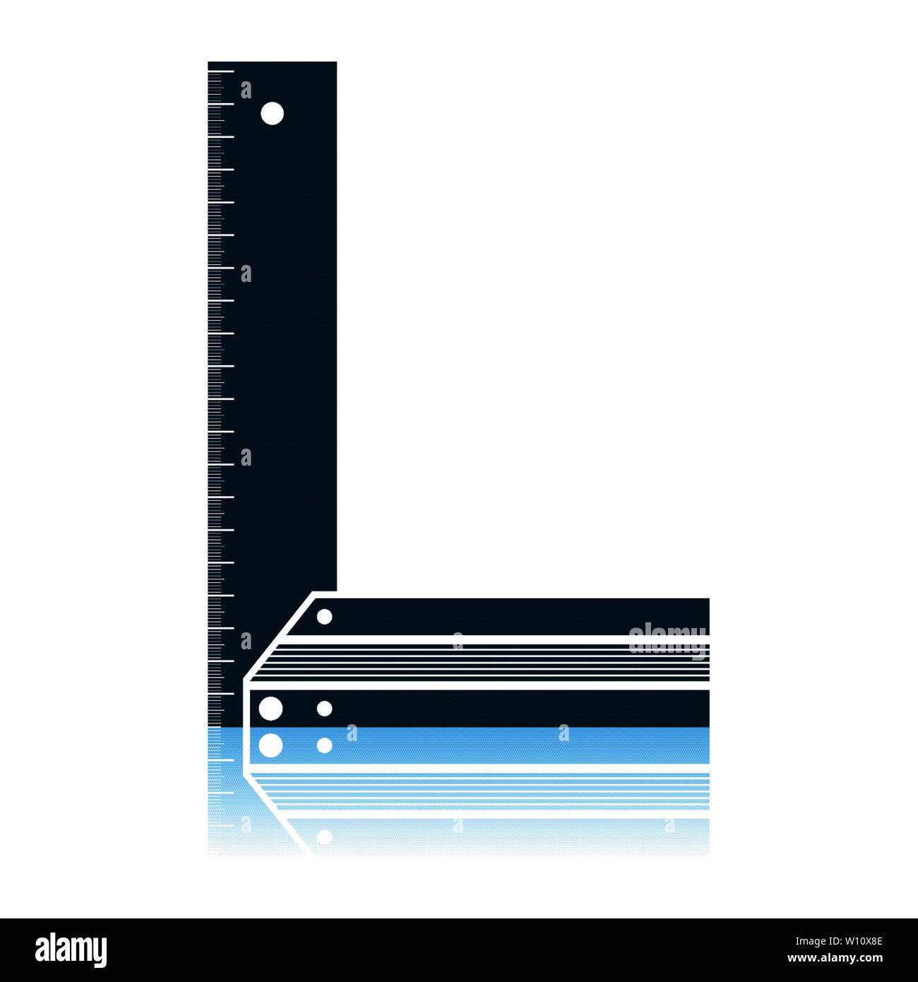 Iron ruler Stock Vector Images - Alamy