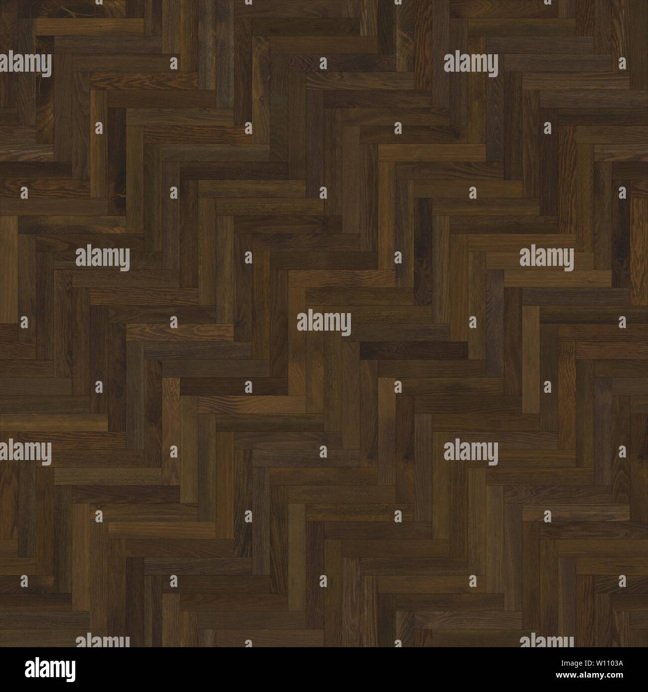 Seamless wood parquet texture herringbone dark brown Stock Photo - Alamy
