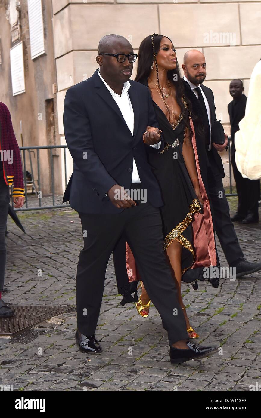 Celebrities arrive for the Gucci Parade at The Capitoline Museums in Roma,  Italy Featuring: Naomi Campbell Where: Rome, Italy When: 28 May 2019  Credit: IPA/WENN.com **Only available for publication in UK, USA,
