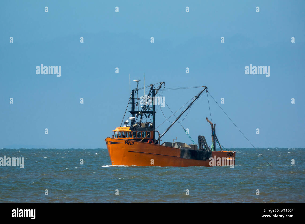 Sea Dog BN2 Beam Trawler Stock Photo