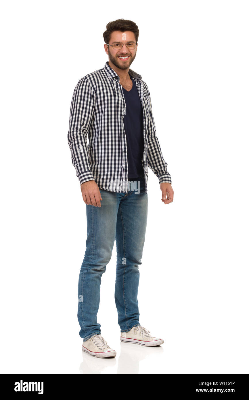 denim shirt unbuttoned