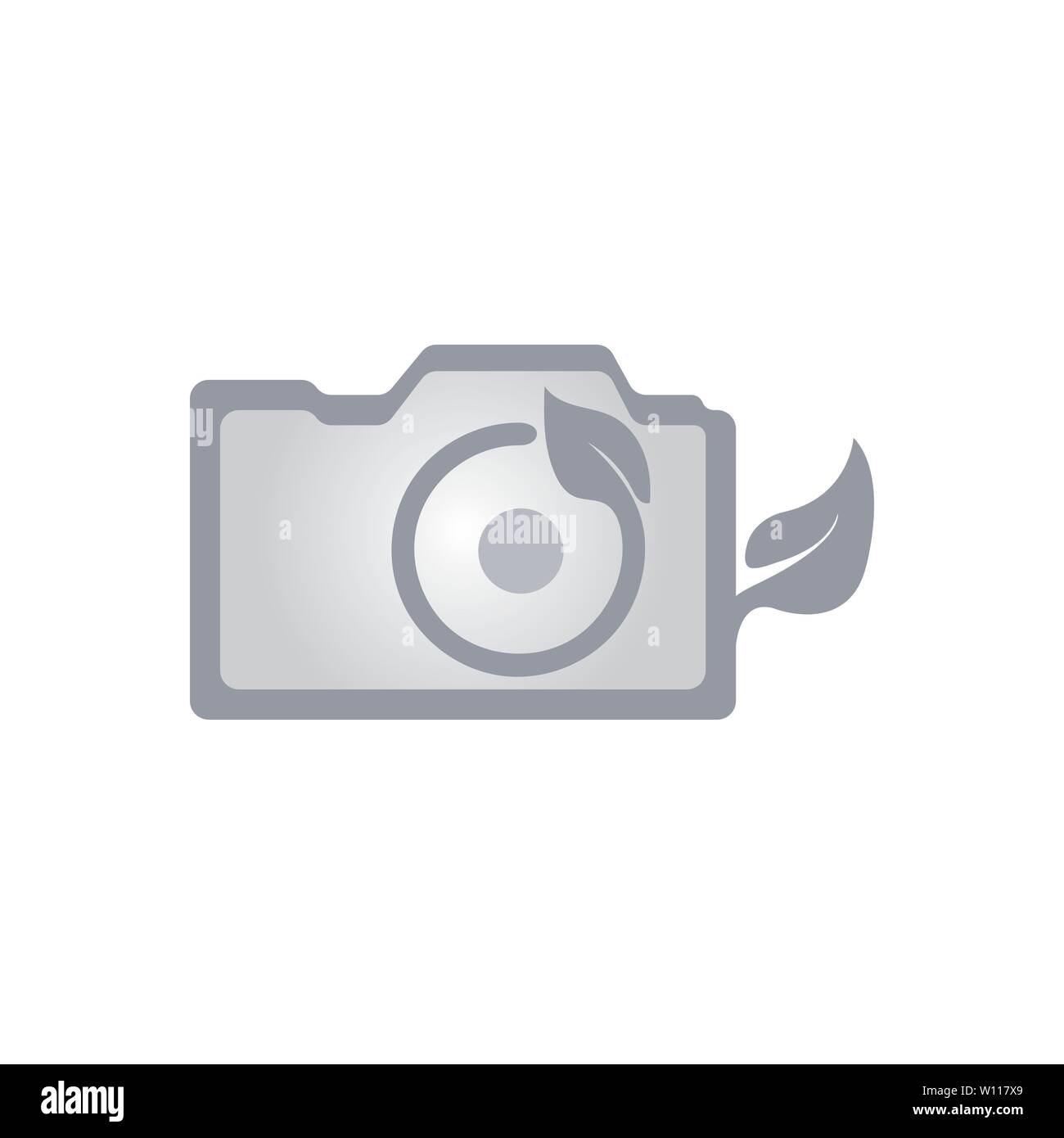 On Camera Logo template design Stock Vector