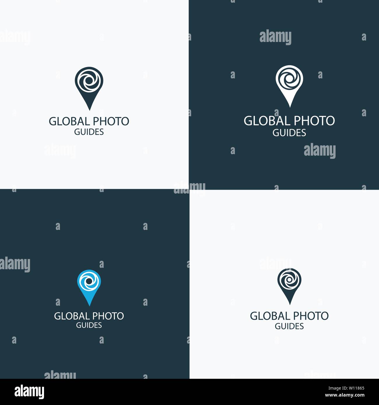photo locator camera logo template - Photo Locator Camera Logo Template Design W11865