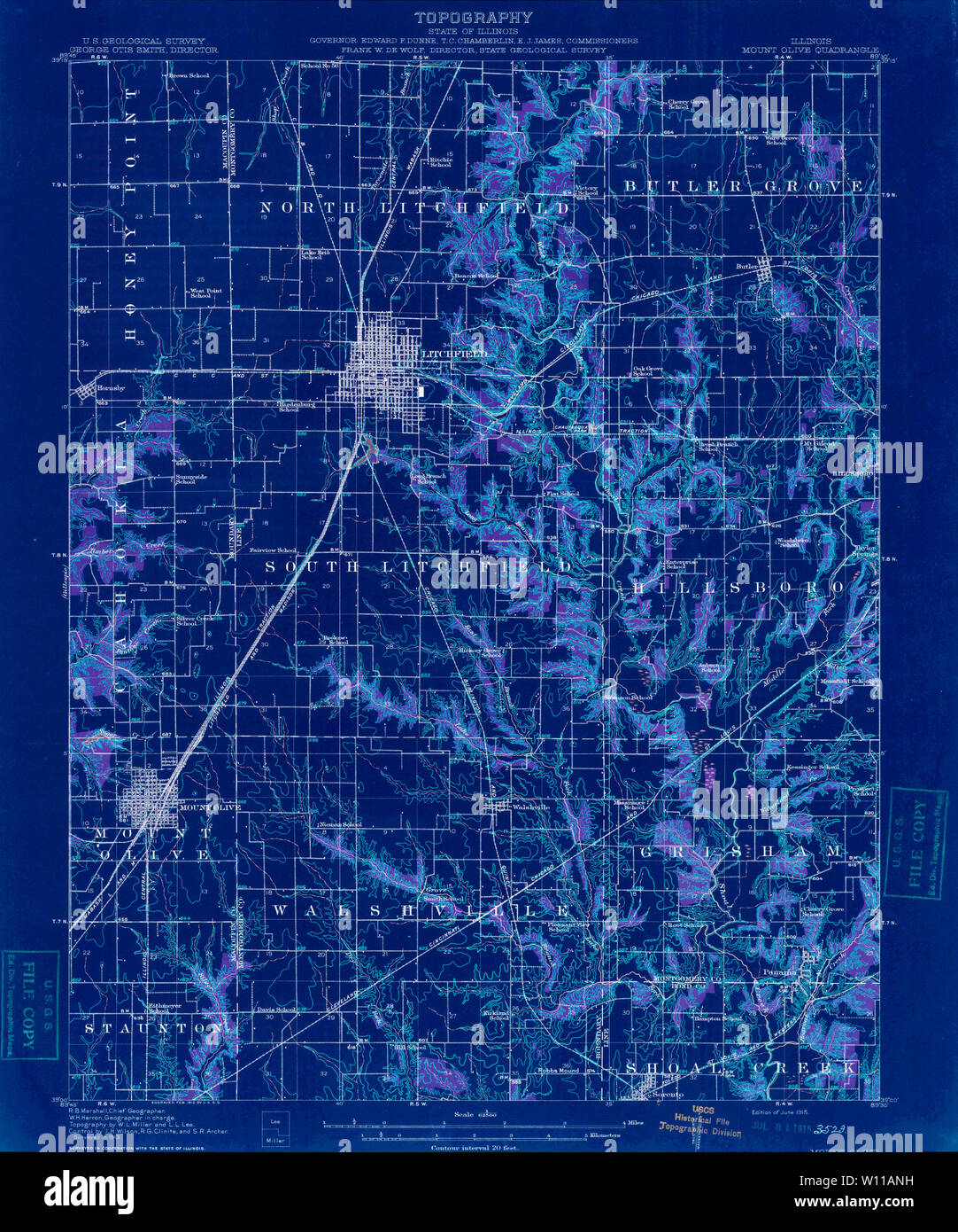 Map of mount olive hires stock photography and images Alamy