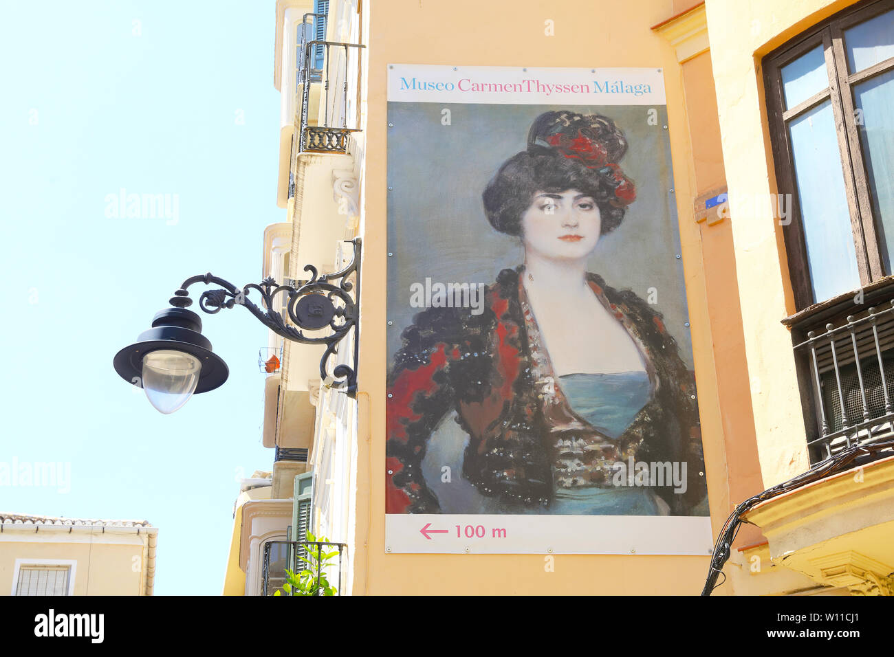 The Museo Carmen Thyssen, an art gallery showing mainly Spanish art, in