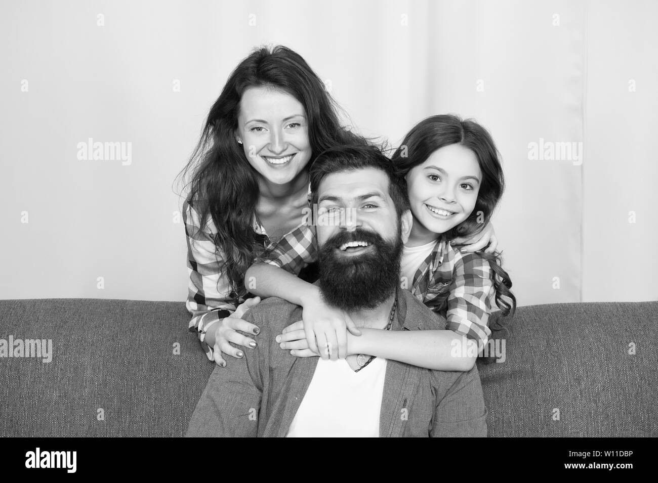 Family bonds. Family spend weekend together. Friendly family having fun