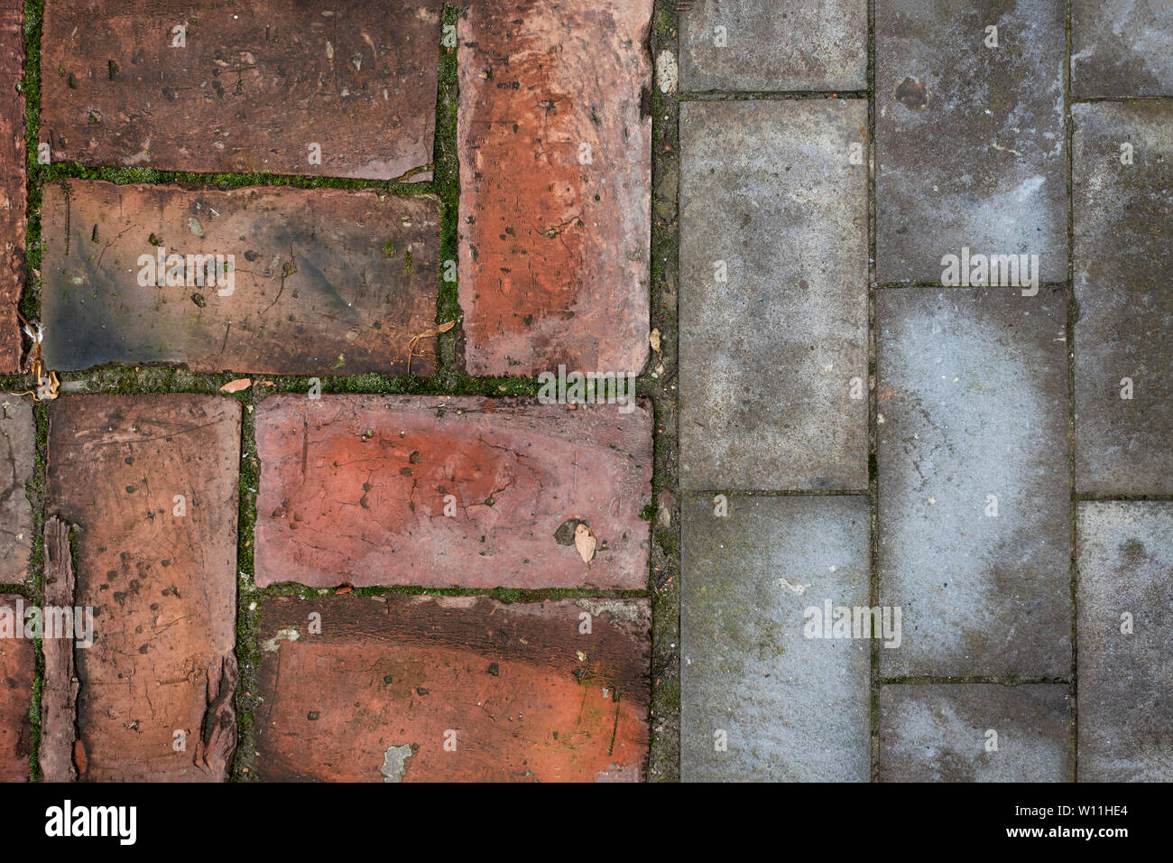 Brick floor detail Stock Photo - Alamy