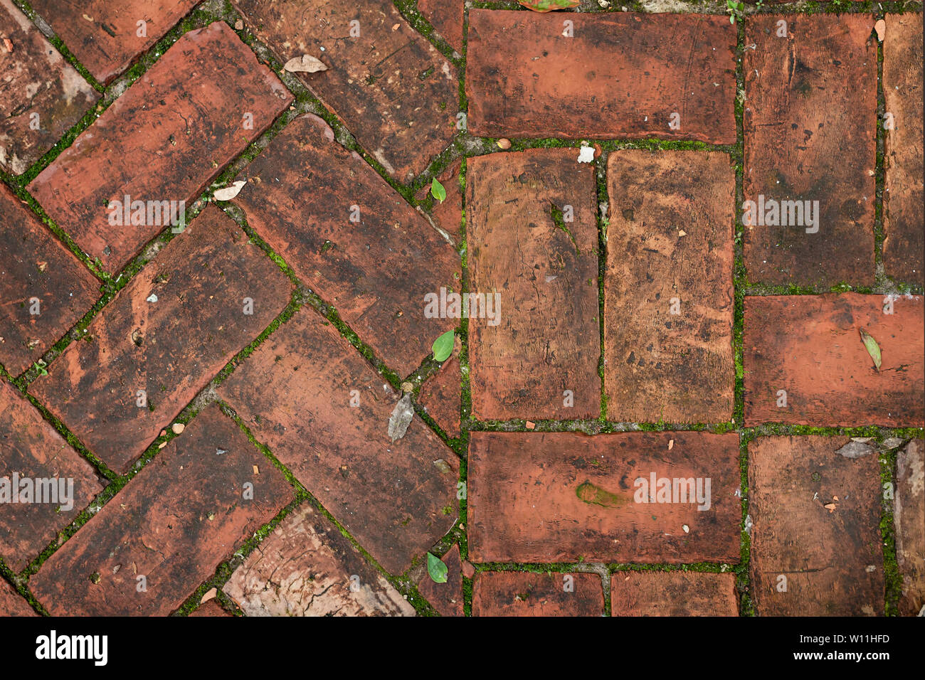 Brick floor detail Stock Photo - Alamy