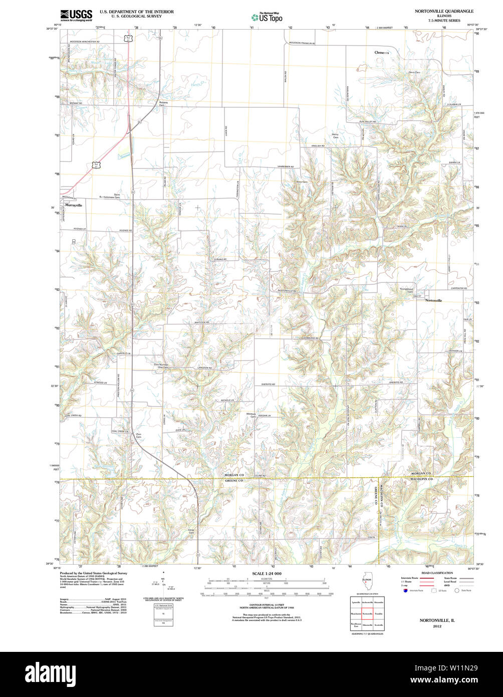 Map of nortonville hires stock photography and images Alamy