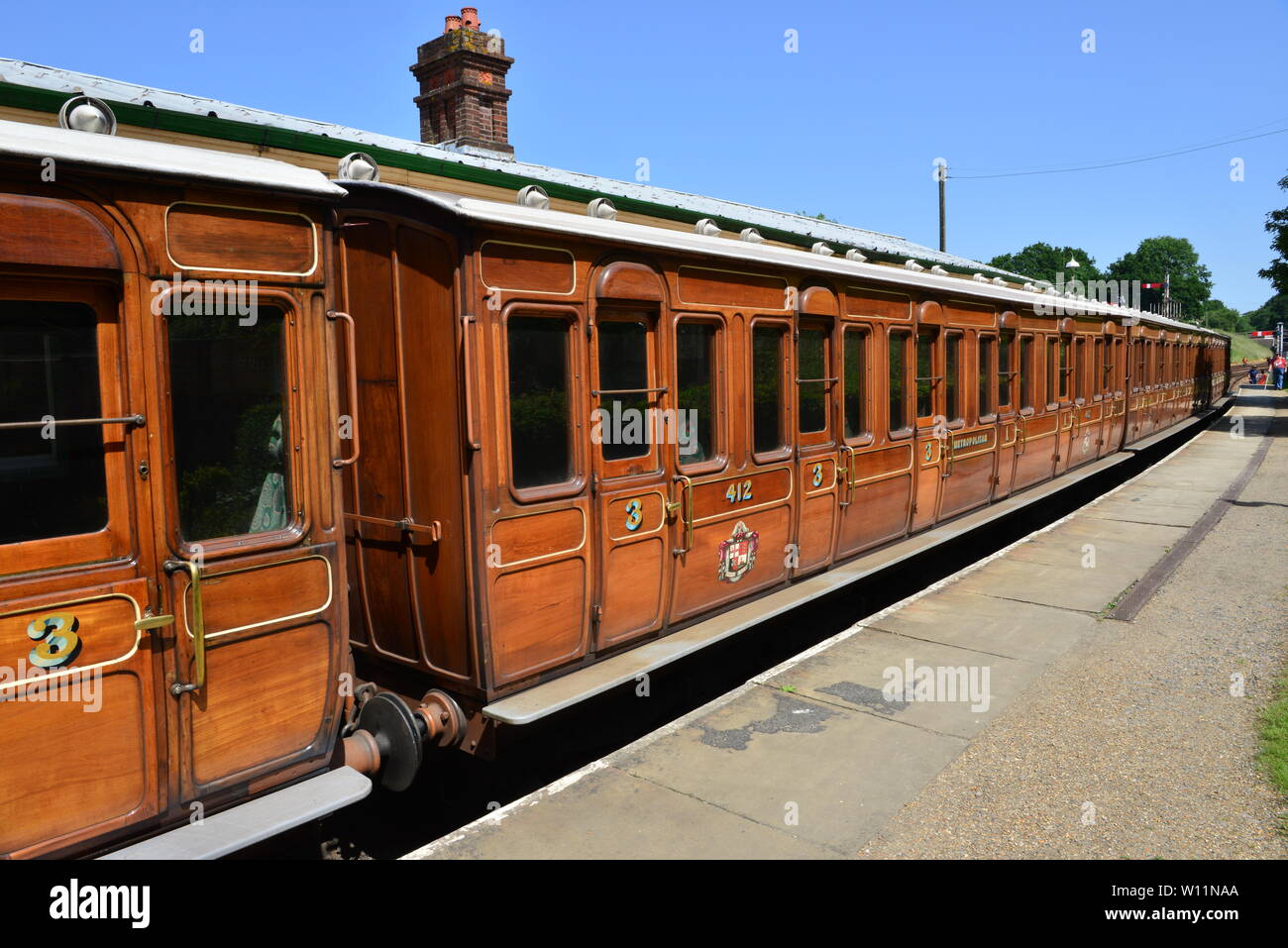 Victorian Railway carriages Stock Photo Alamy