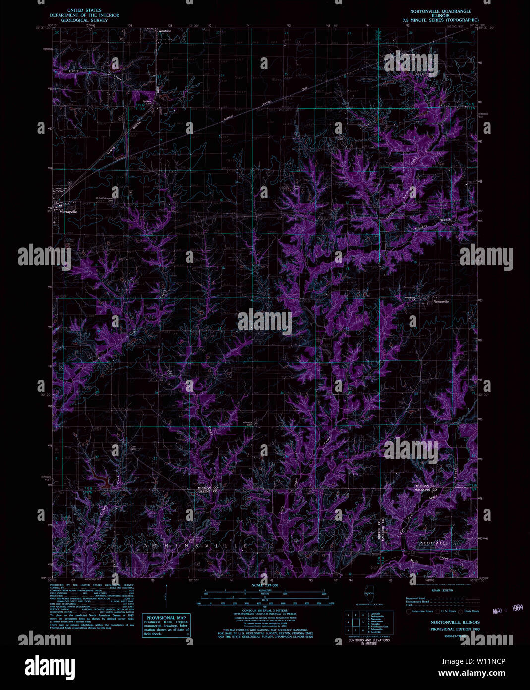 Map of nortonville hires stock photography and images Alamy