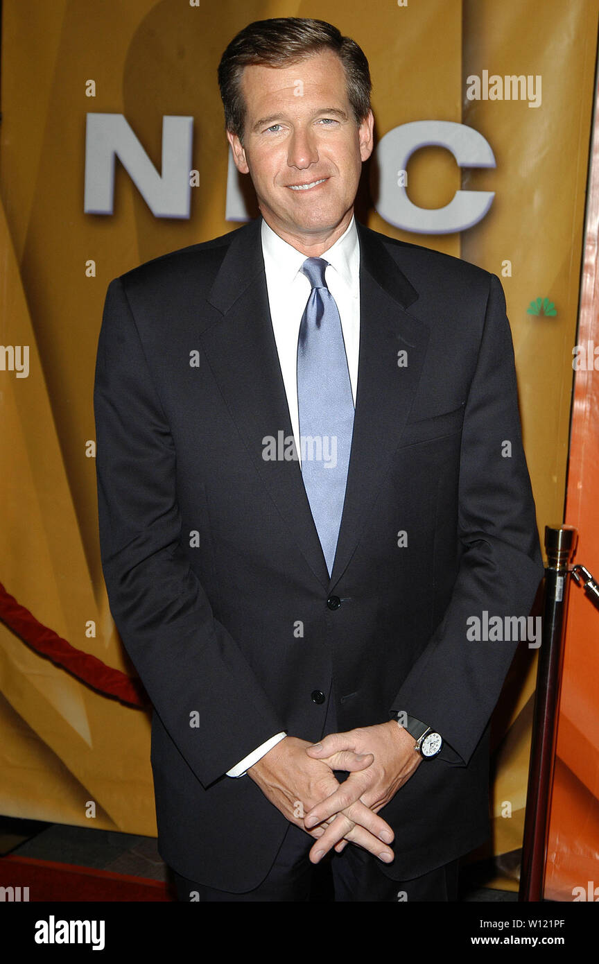 Brian Williams at the 2005 NBC Press Tour All-Star Event held at the ...