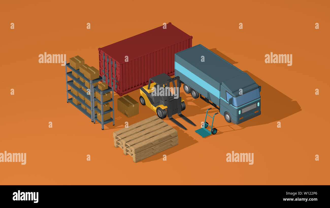 supply chain, logistics, transportation concept animation, isometric view (3d render Stock Photo - Alamy supply chain, logistics, transportation concept animation, isometric view (3d render Stock Photo - Alamy