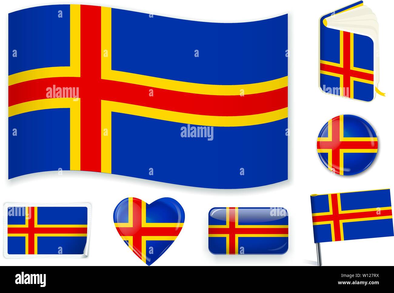 Aland Flag High Resolution Stock Photography And Images Alamy