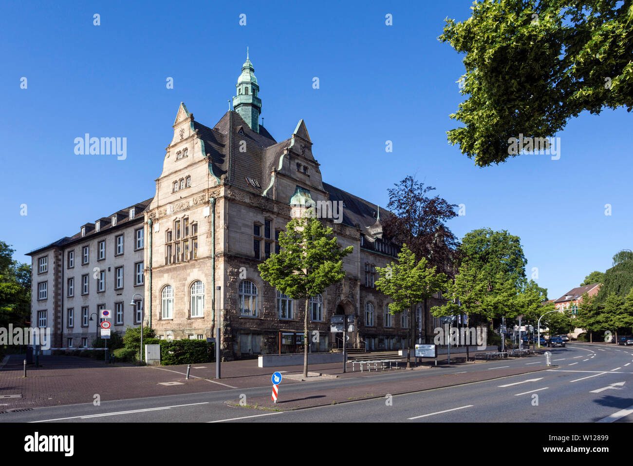 Willy Brandt Haus Of The City Recklinghausen At Herzogswall Stock