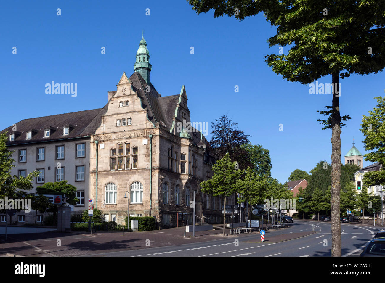 Willy Brandt Haus Of The City Recklinghausen At Herzogswall Stock