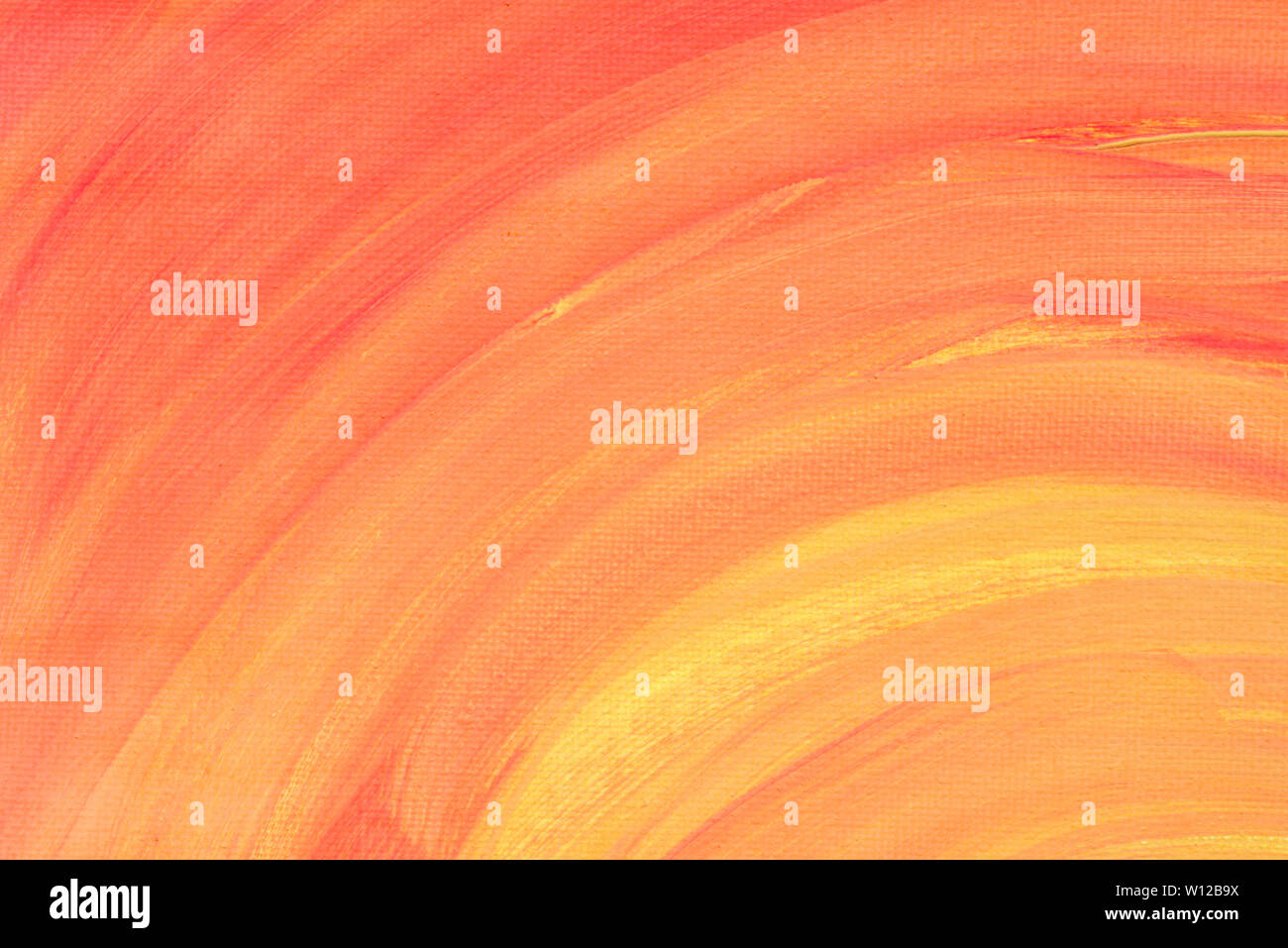 multicolored circle painted pattern on artistic canvas background texture Stock Photo