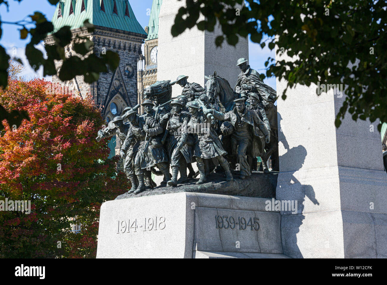 National War Memorial, Ottawa, Canada Stock Photo