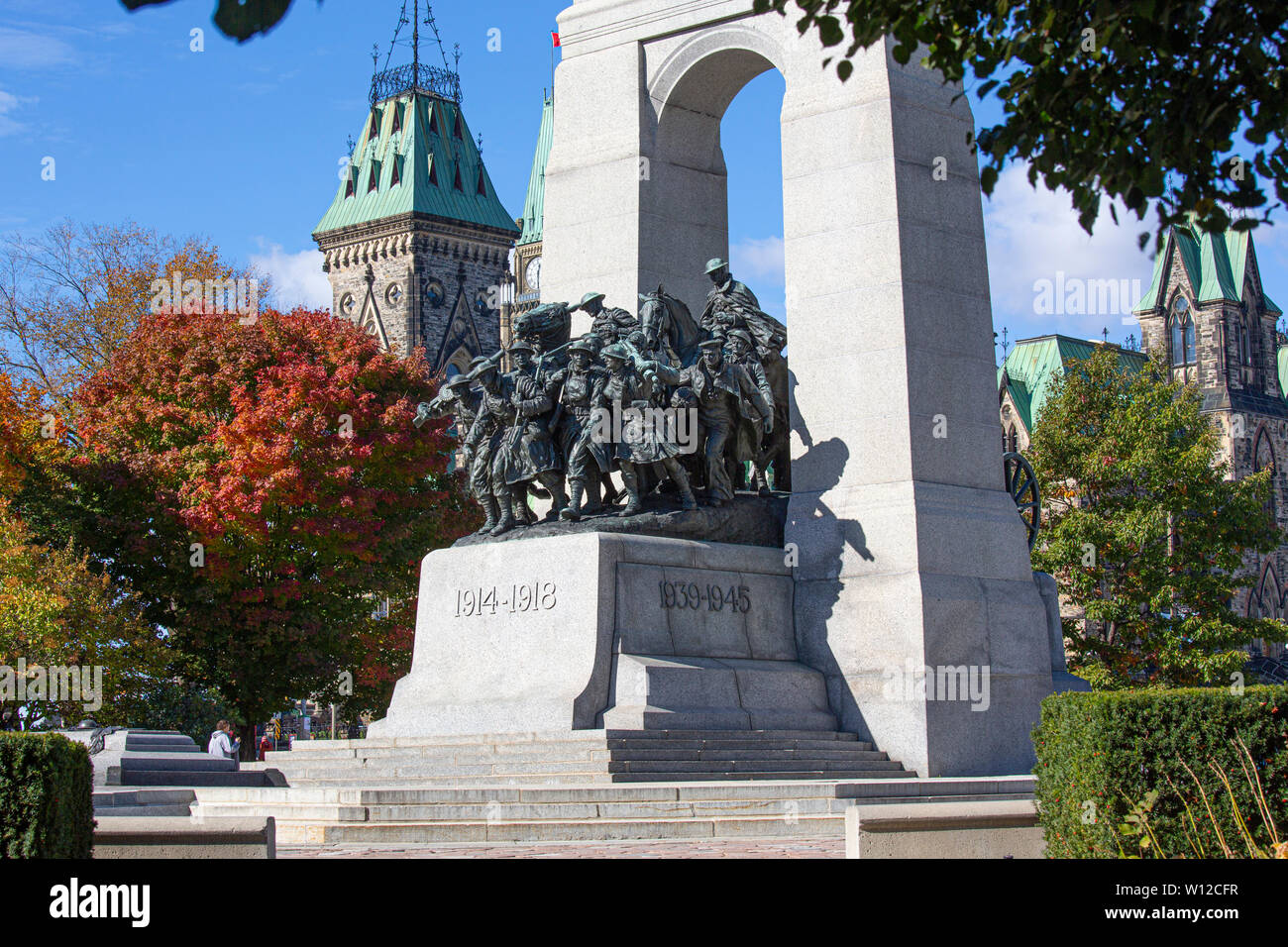 National War Memorial, Ottawa, Canada Stock Photo