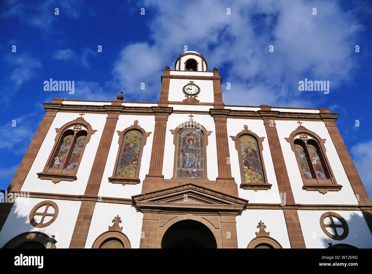Agaete is a municipality on the Canary Island of Gran Canaria Stock Photo