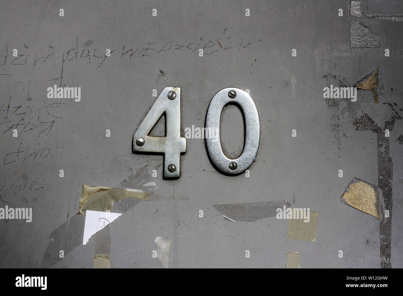 Grey number hi-res stock photography and images - Alamy