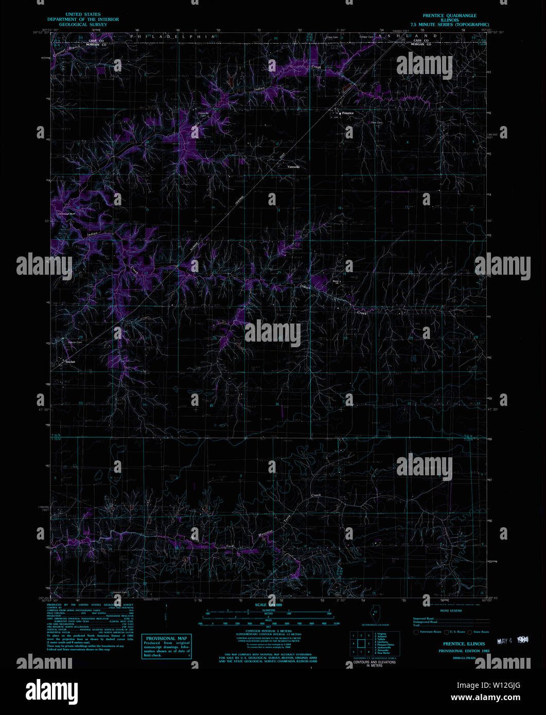 Prentice map hires stock photography and images Alamy