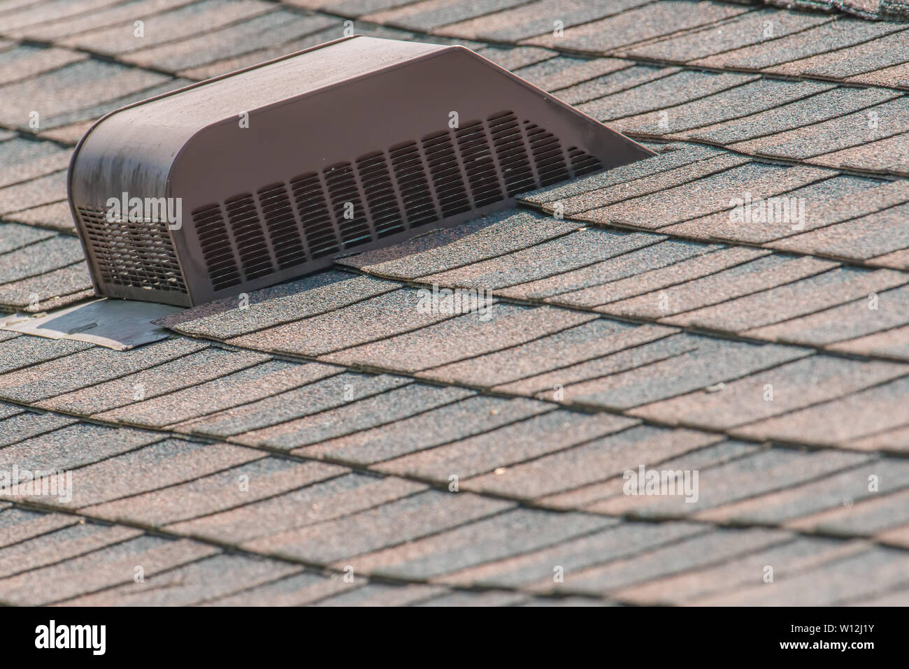 Brown roof shingles asphalt hires stock photography and images Alamy