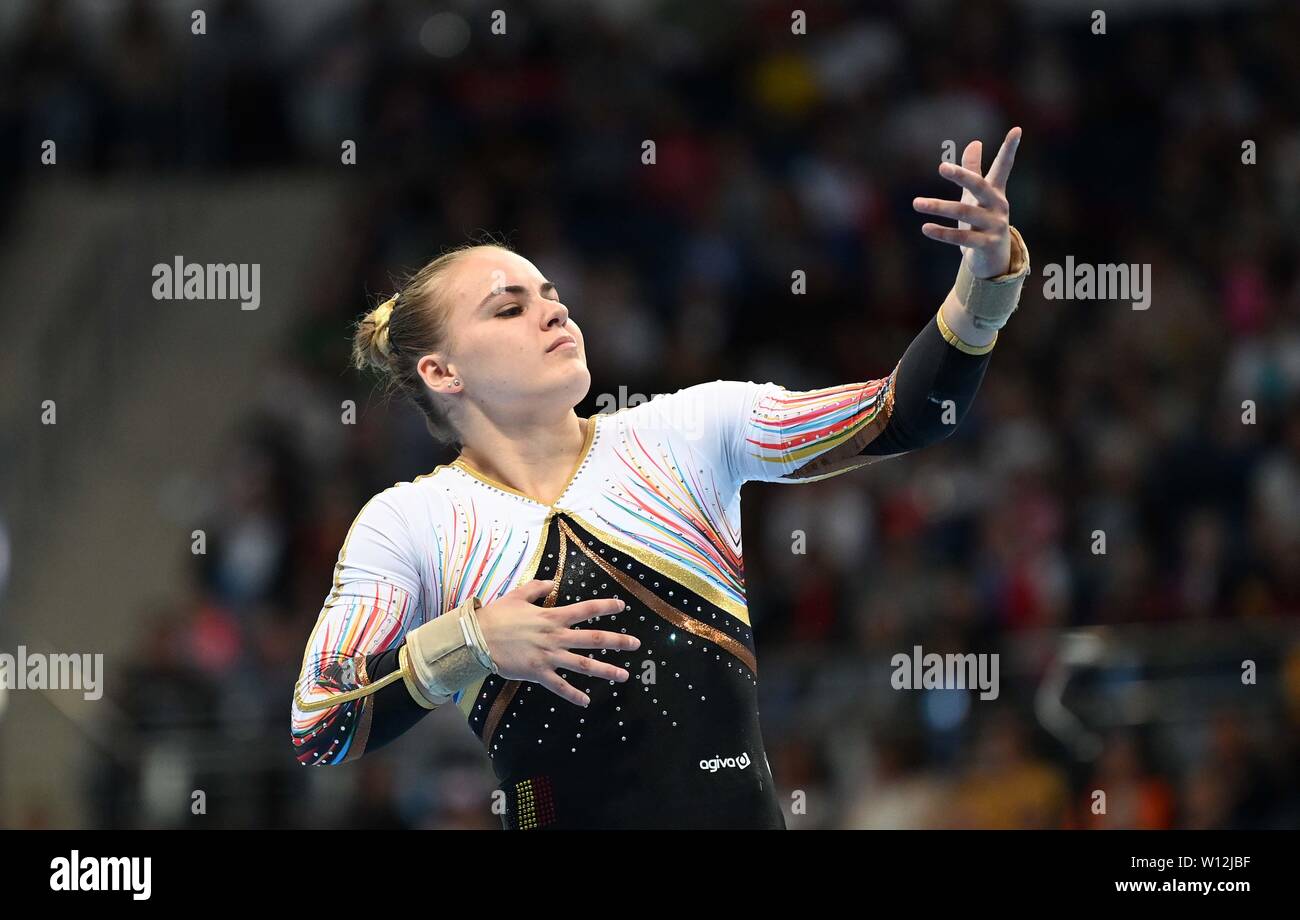 Minsk. Belarus. 29 June 2019. Senna Deriks (BEL) during the womens all