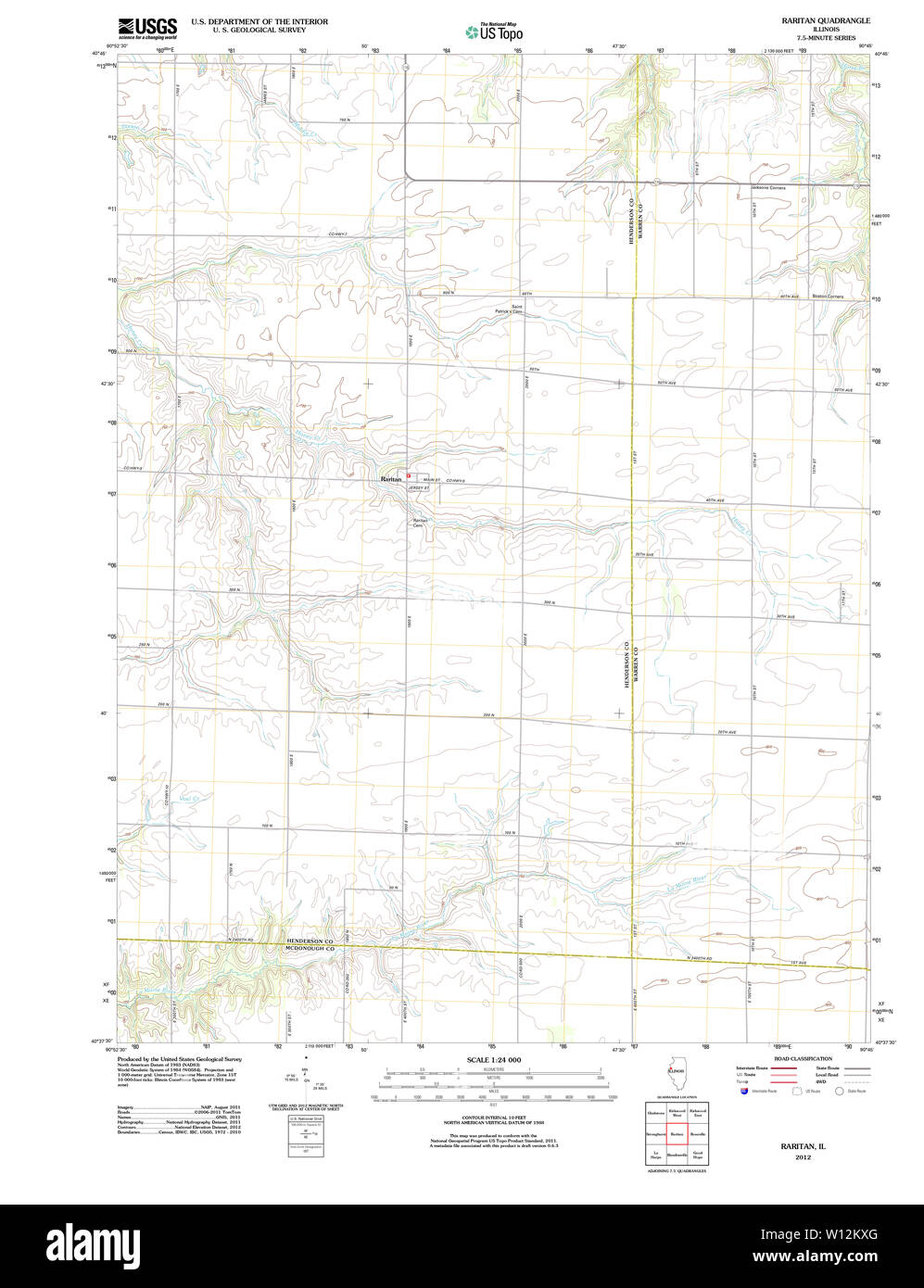 Raritan map hires stock photography and images Alamy