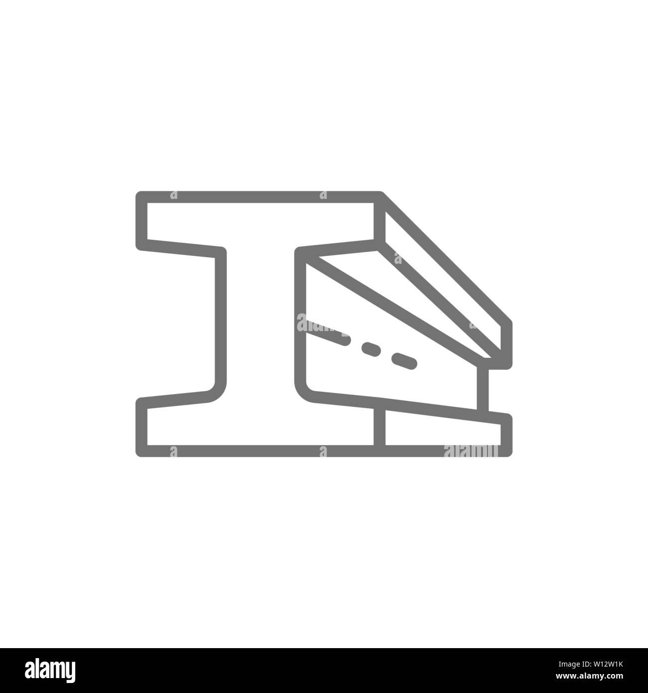 Steel Beam Steel Construction Stock Vector Images Alamy