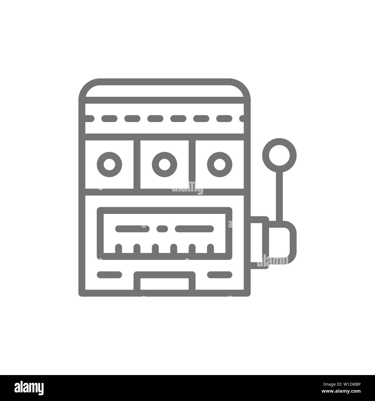 Slot machines Stock Vector Images - Alamy