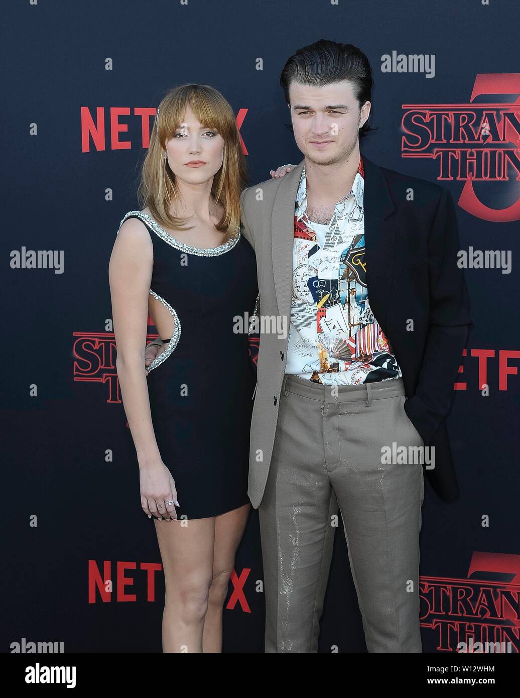 maika-monroe-and-joe-keery-attend-the-stranger-things-season-3-world
