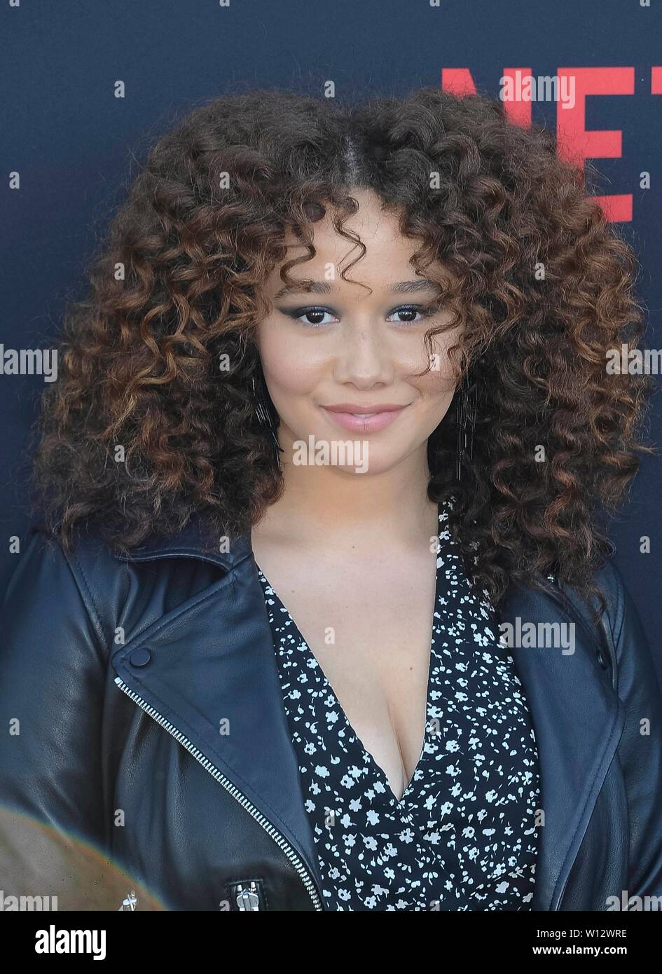 Talia Jackson attends the 'Stranger Things' Season 3 World Premiere at