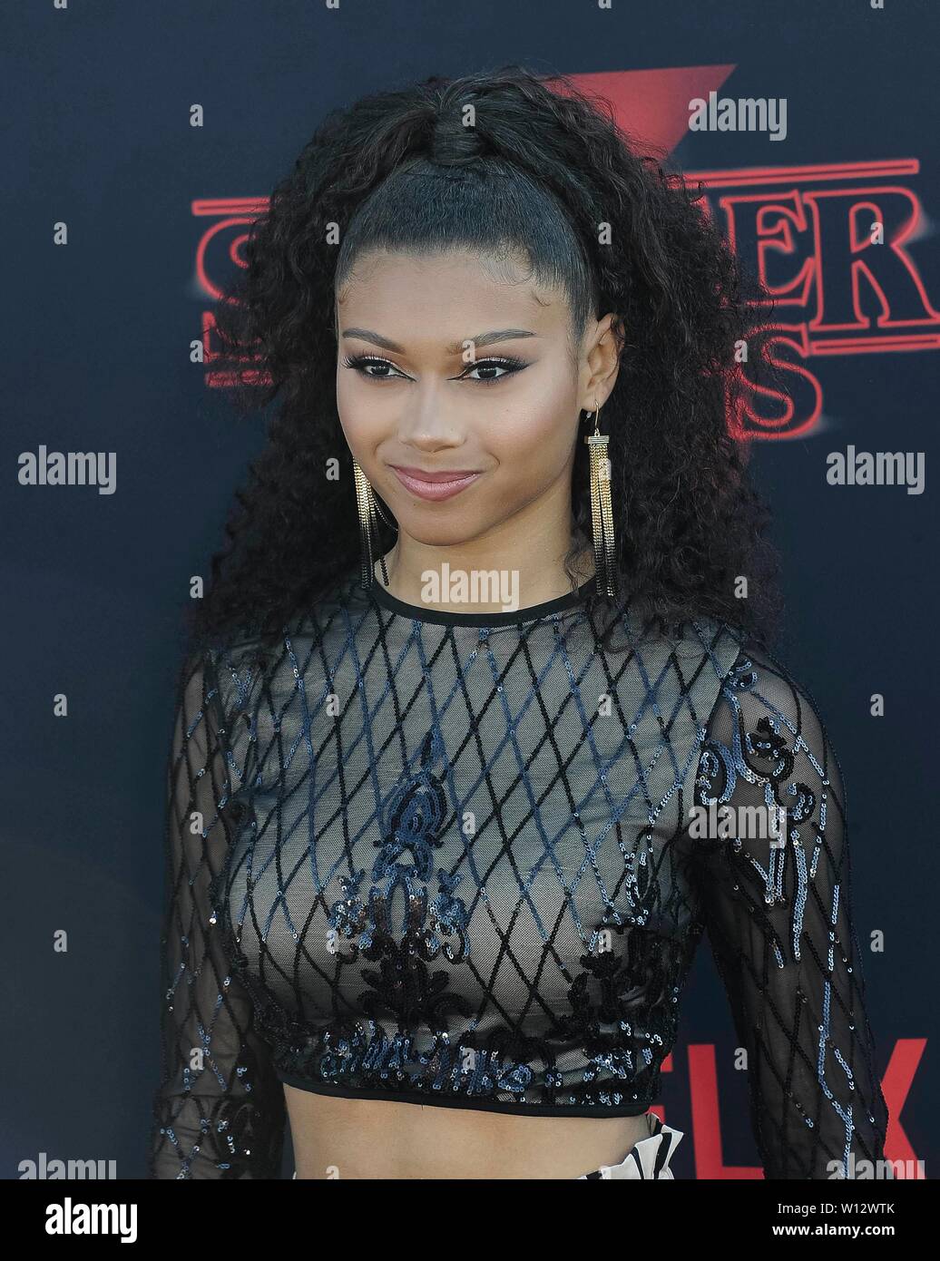 Sierra Capri attends the 'Stranger Things' Season 3 World Premiere at
