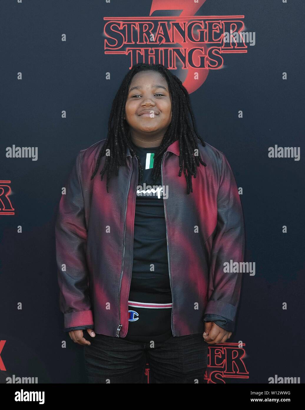 Terrence Little Gardenhigh attends the 'Stranger Things' Season 3 World
