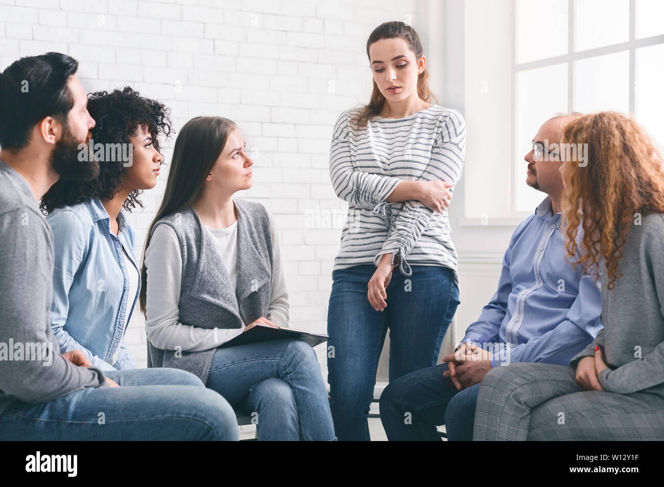 Person Sharing A Problem Behavior therapy hi-res stock photography and images - Alamy