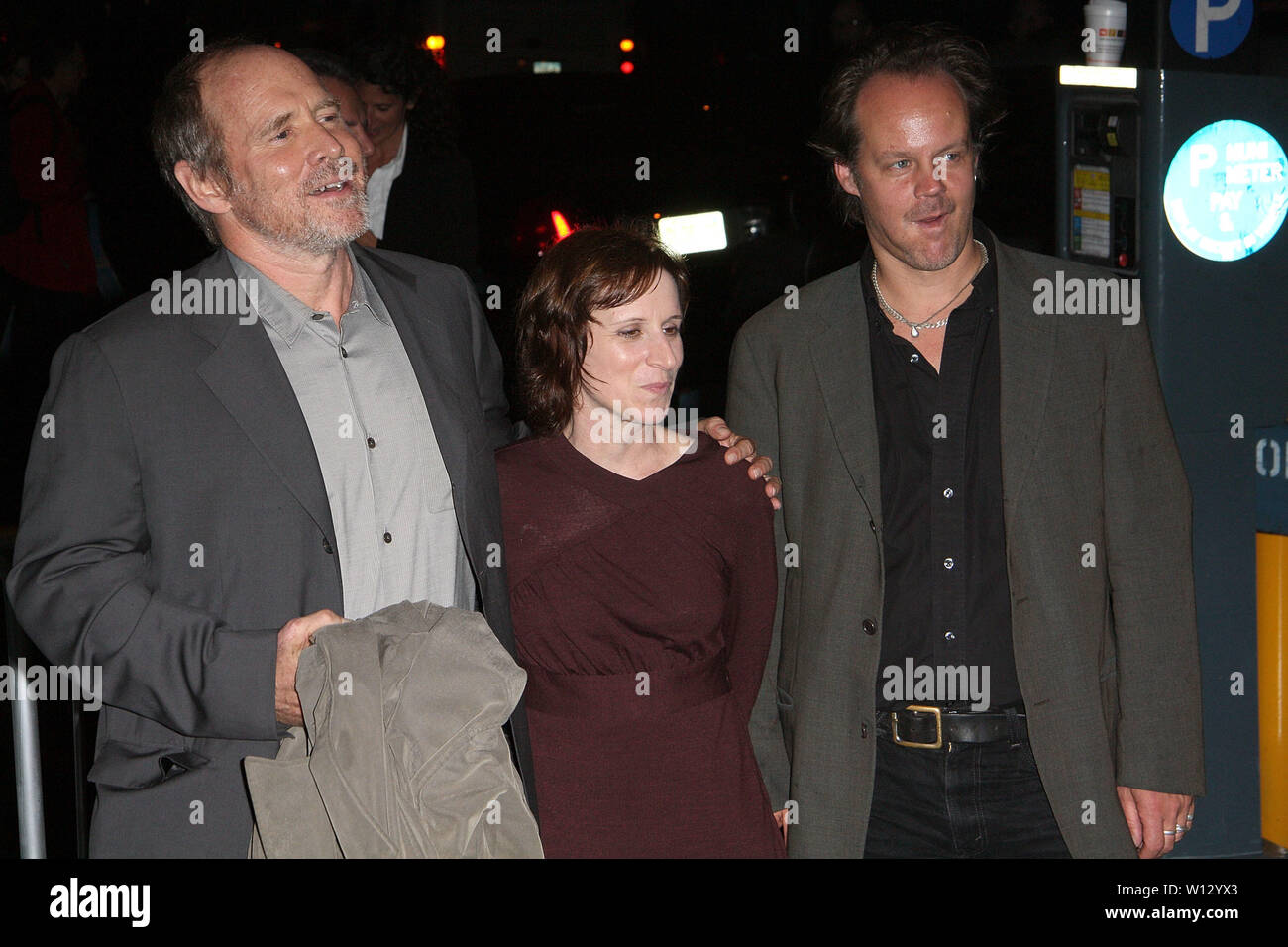 New York, USA. 27 September, 2008. Will Patton, Kelly Reichardt, Larry Fessenden at the New York Film Festival premiere of WENDY & LUCY at The Ziegfeld Theater. Credit: Steve Mack/Alamy Stock Photo