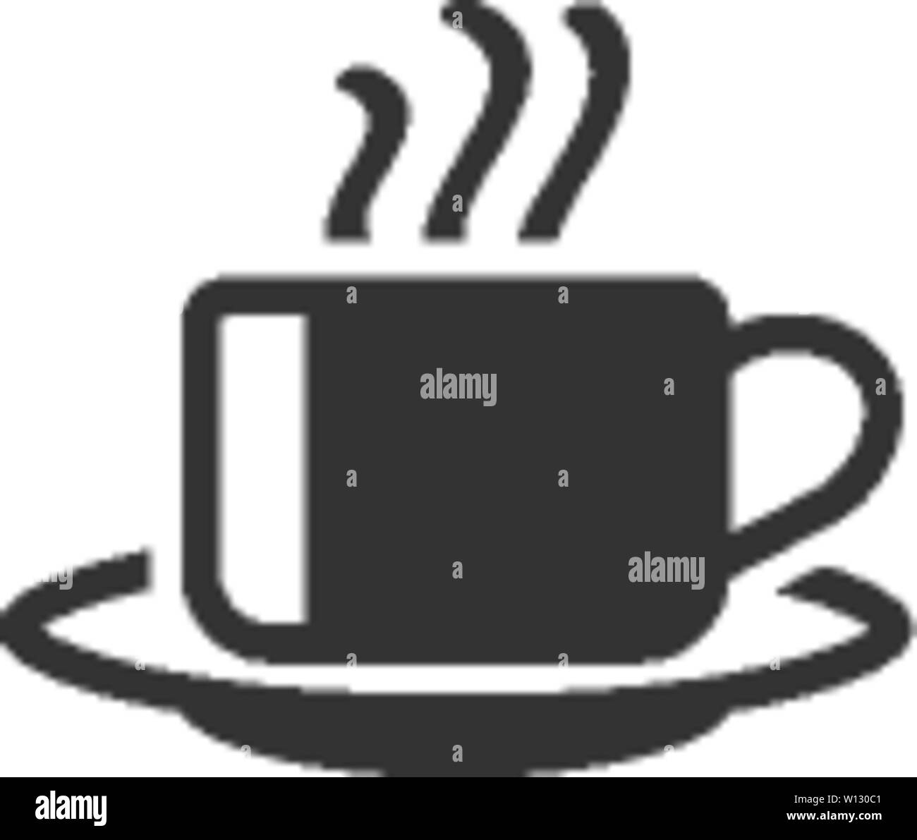 Download Coffee Cup Icon In Single Color Food Beverage Drink Breakfast Hot Steam Tea Espresso Stock Vector Image Art Alamy