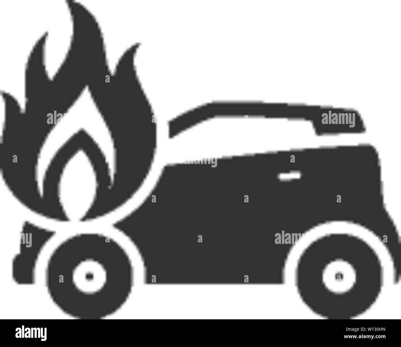 Under hood of car Stock Vector Images - Alamy