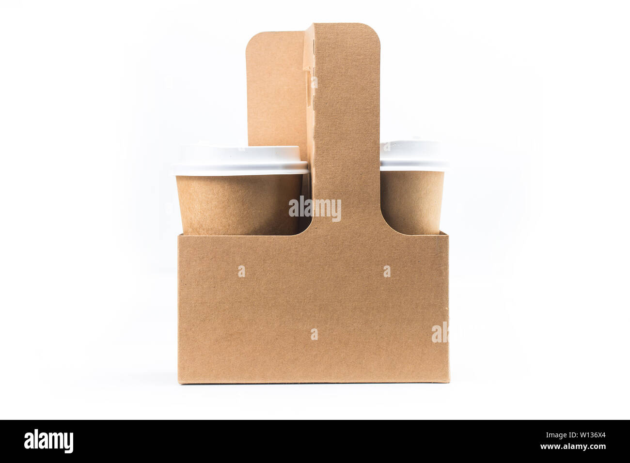 Takeaway paper cups Stock Photo