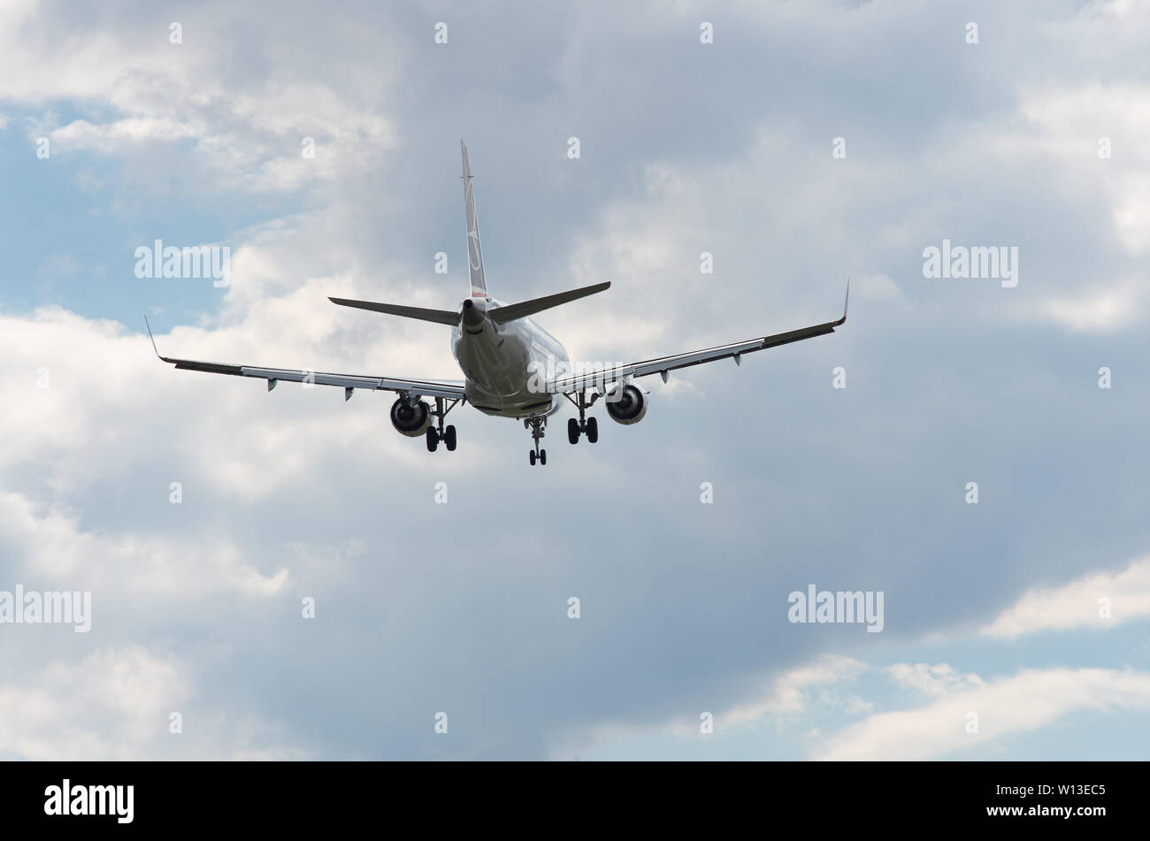 Embraer ERJ 175 Landing on Sofia International Airport; Aircraft from ...
