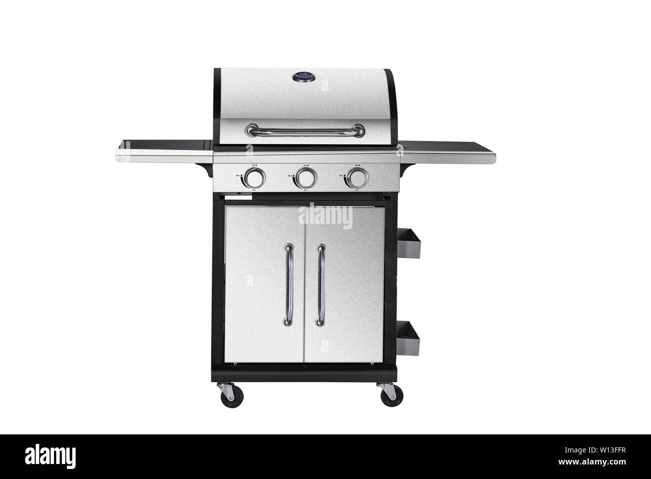 Stainless steel grill Stock Photo Alamy